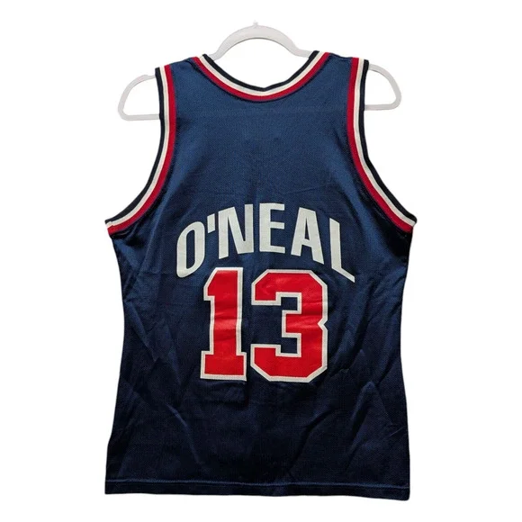 90s Shaquille O'Neal USA Olympic Basketball Champion Jersey - Picture 2 of 5